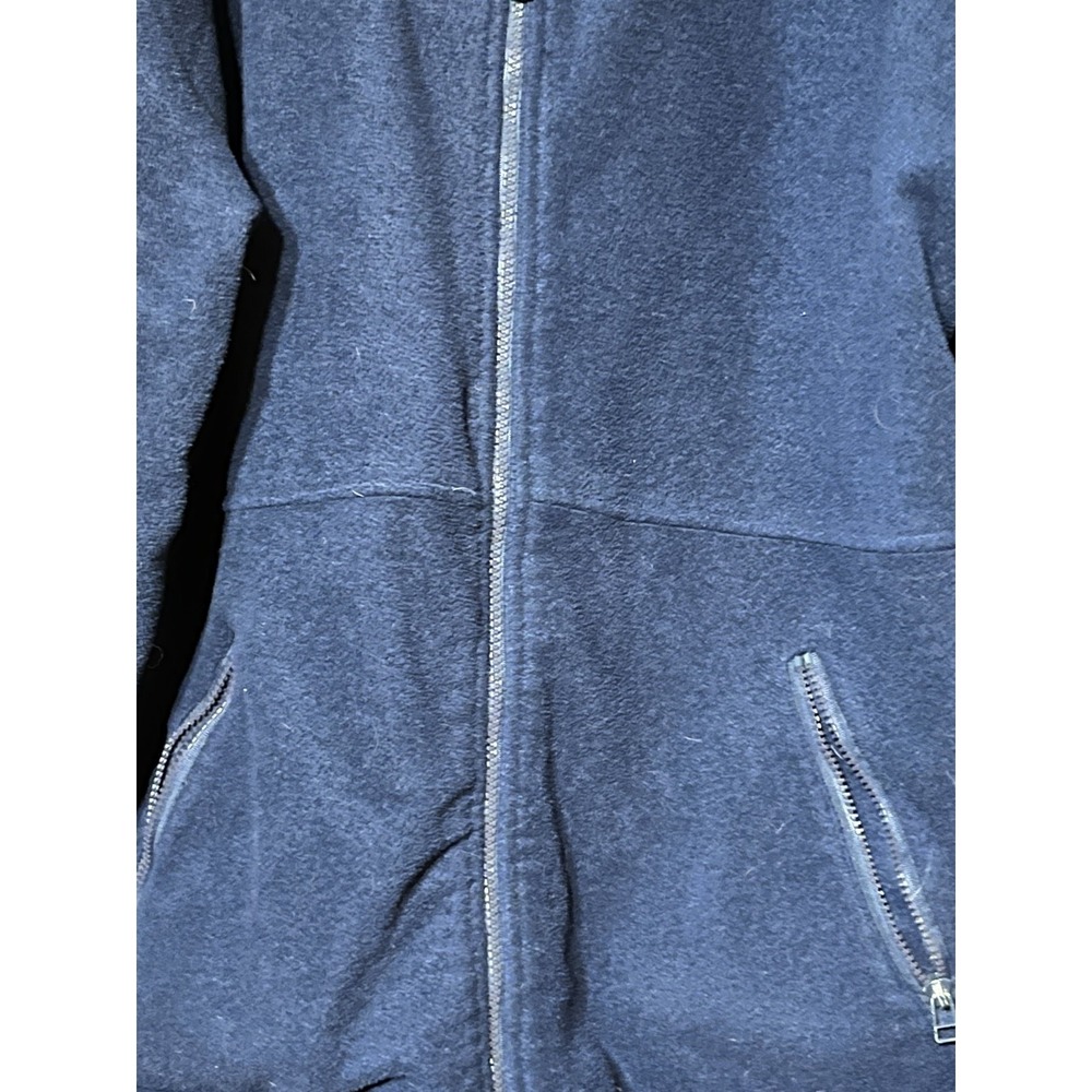 ICECUBE Womens Reversible Fleece Jacket Womens XL Navy Red Full Zip Vintage 90s - Picture 6 of 9